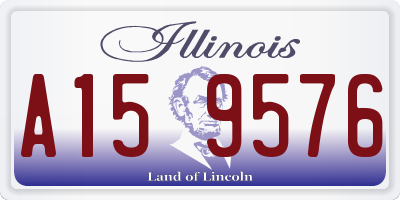 IL license plate A159576