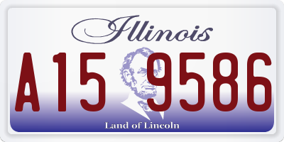 IL license plate A159586