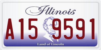 IL license plate A159591