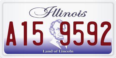IL license plate A159592