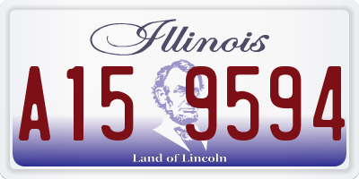 IL license plate A159594