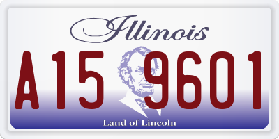 IL license plate A159601