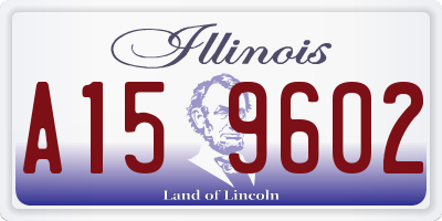 IL license plate A159602