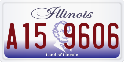IL license plate A159606