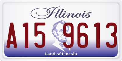IL license plate A159613