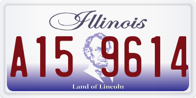 IL license plate A159614