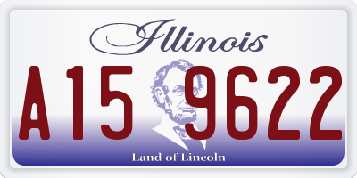 IL license plate A159622