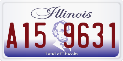 IL license plate A159631