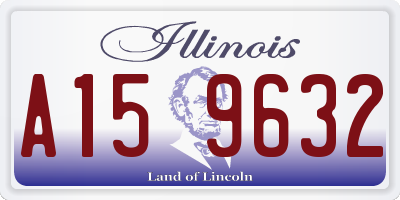 IL license plate A159632