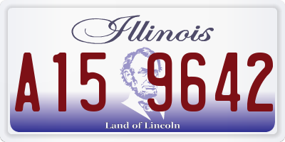 IL license plate A159642
