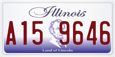 IL license plate A159646