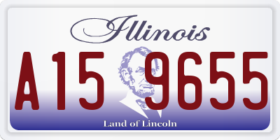 IL license plate A159655