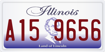IL license plate A159656