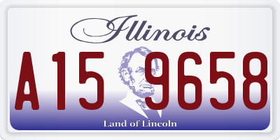 IL license plate A159658