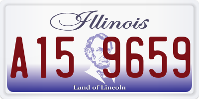 IL license plate A159659