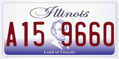 IL license plate A159660