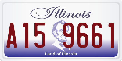 IL license plate A159661