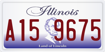 IL license plate A159675