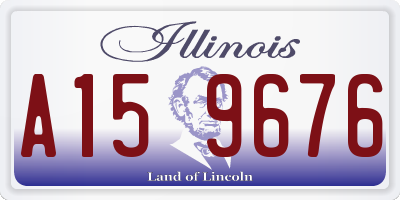 IL license plate A159676