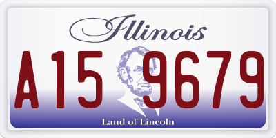 IL license plate A159679