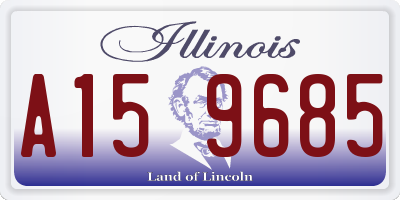 IL license plate A159685
