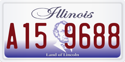 IL license plate A159688