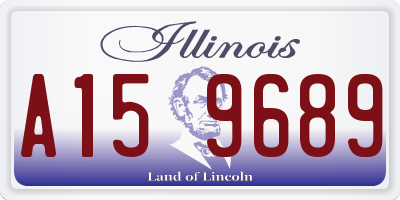 IL license plate A159689