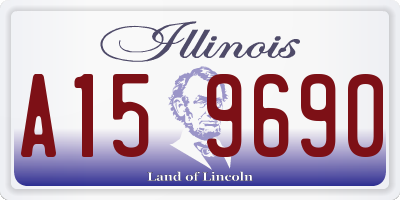IL license plate A159690