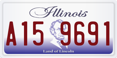 IL license plate A159691