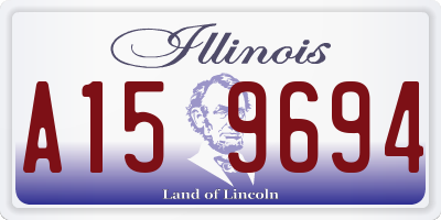 IL license plate A159694