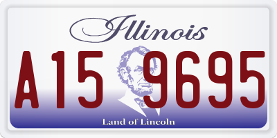 IL license plate A159695