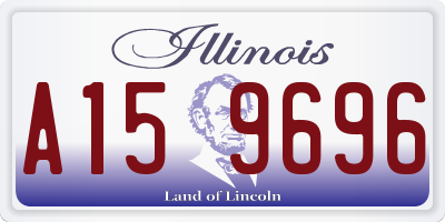 IL license plate A159696
