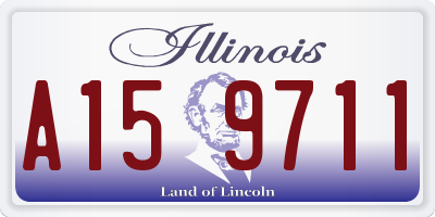 IL license plate A159711