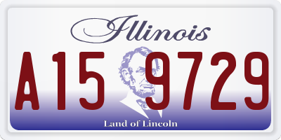 IL license plate A159729
