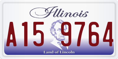 IL license plate A159764