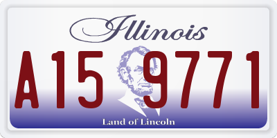 IL license plate A159771