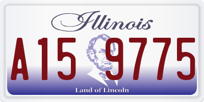 IL license plate A159775