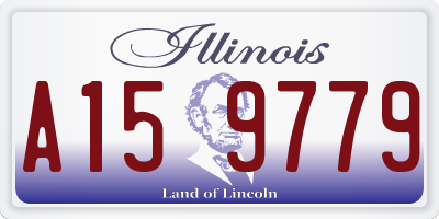 IL license plate A159779