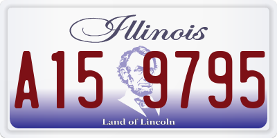 IL license plate A159795