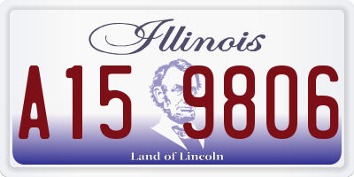 IL license plate A159806