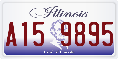 IL license plate A159895