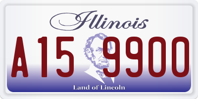 IL license plate A159900