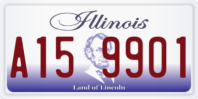 IL license plate A159901