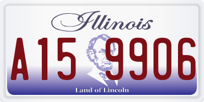 IL license plate A159906