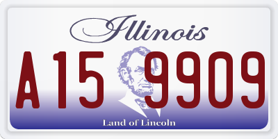 IL license plate A159909