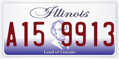 IL license plate A159913