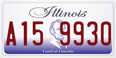 IL license plate A159930
