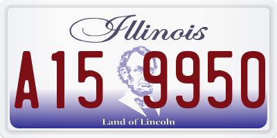 IL license plate A159950