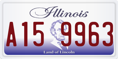 IL license plate A159963