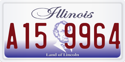 IL license plate A159964